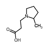 CAS#: 685083-20-9, 3-(2-Methyl-1-pyrrolidinyl)propanoic acid