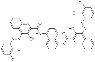 CAS#: 68516-75-6, N,N'-Naphthalene-1,5-Diylbis[4-[(2,3-Dichlorophenyl)Azo]-3-Hydroxynaphthalene-2-Carboxamide]