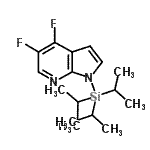 CAS#: 685513-89-7, 4,5-Difluoro-1-(triisopropylsilyl)-1H-pyrrolo[2,3-b]pyridine