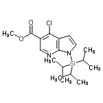CAS#: 685513-97-7, Methyl 4-chloro-1-(triisopropylsilyl)-1H-pyrrolo[2,3-b]pyridine-5-carboxylate