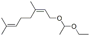 CAS 登录号:68555-64-6, (Z)-1-(1-乙氧基乙氧基)-3,7-二甲基辛-2,6-二烯