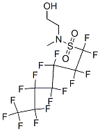 CAS 登录号：68555-76-0， 1,1,2,2,3,3,4,4,5,5,6,6,7,7,7-十五氟-N-(2-羟基乙基)-N-甲基庚烷-1-磺酰胺