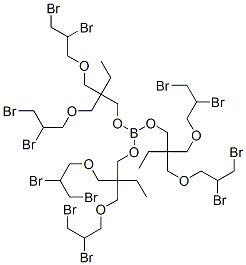 CAS#: 68555-87-3, Boric Acid Tris[2,2-Bis[(2,3-Dibromopropoxy)Methyl]Butyl] Ester