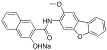 CAS#: 68556-14-9, Sodium 3-Hydroxy-N-(2-Methoxy-3-Dibenzofuryl)Naphthalene-2-Carboxamidate