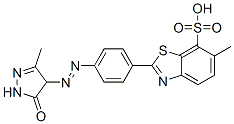 CAS#: 68568-78-5, 2-[4-[[(4,5-Dihydro-3-Methyl-5-Oxo-1H-Pyrazol)-4-Yl]Azo]Phenyl]-6-Methyl-7-Benzothiazolesulfonic Acid
