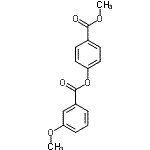 CAS#: 68595-44-8, 4-(Methoxycarbonyl)phenyl 3-methoxybenzoate