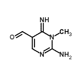 CAS#: 6860-68-0, 2-Amino-6-Imino-1-Methyl-1,6-Dihydro-5-Pyrimidinecarbaldehyde