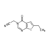 CAS#: 686333-94-8, (6-Ethyl-4-oxothieno[2,3-d]pyrimidin-3(4H)-yl)acetonitrile