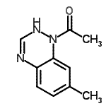 CAS 登录号：686701-11-1， 1-(7-甲基-1,2,4-苯并三嗪-1(2H)-基)乙酮