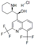CAS 登录号：68682-28-0， (S)-[2,8-二(三氟甲基)喹啉-4-基]-[(2R)-2-哌啶基]甲醇盐酸盐