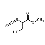 CAS 登录号：68693-53-8， 甲基2-异硫氰酸基丁酸酯
