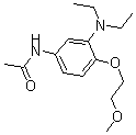 CAS 登录号：68703-71-9， N-[3-(二乙基氨基)-4-(2-甲氧基乙氧基)苯基]-乙酰胺