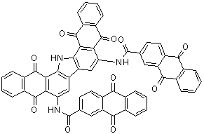 CAS#: 6871-80-3, N,N'-(5,10,15,17-Tetraoxo-10,15,16,17-Tetrahydro-5H-Dinaphtho[2,3-A:2',3'-I]Carbazole-6,9-Diyl)Bis(9,10-Dioxo-9,10-Dihydro-2-Anthracenecarboxamide)