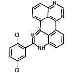 CAS#: 6871-93-8, 2,5-Dichloro-N-(7-Oxo-7H-Benzo[E]Perimidin-8-Yl)Benzamide