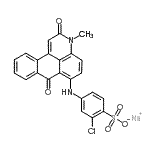 CAS#: 6871-98-3, Sodium 2-Chloro-4-[(3-Methyl-2,7-Dioxo-2,7-Dihydro-3H-Naphtho[1,2,3-De]Quinolin-6-Yl)Amino]Benzenesulfonate