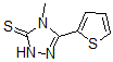 CAS#: 68744-66-1, 2,4-Dihydro-4-Methyl-5-(2-Thienyl)-3H-1,2,4-Triazole-3-Thione