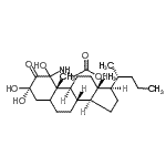 CAS#: 68753-51-5, 2-[[(8S,9S,10S,13R,14S,17R)-1,3,3-trihydroxy-10,13-dimethyl-17-[(1R)-1-methylbutyl]-2-oxo-4,5,6,7,8,9,11,12,14,15,16,17-dodecahydrocyclopenta[a]phenanthren-1-yl]amino]acetic acid
