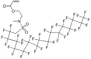 CAS 登录号：68758-56-5， 2-(N-(1,1-二氢全氟十七烷基磺酰基)-N-甲基氨基)乙基丙烯酸酯
