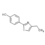 CAS#: 687621-86-9, 4-(4-Ethyl-1,3-thiazol-2-yl)phenol