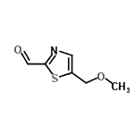 CAS 登录号：687636-95-9， 5-(甲氧基甲基)-1,3-噻唑-2-甲醛