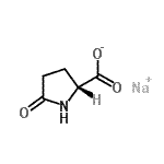 CAS 登录号：68766-98-3， 钠(2R)-5-氧代-2-吡咯烷羧酸酯