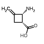 CAS#: 687999-90-2, (1R,2R)-2-Amino-3-methylenecyclobutanecarboxylic acid