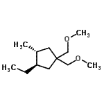 CAS#: 688298-26-2, (3R,4R)-3-Ethyl-1,1-bis(methoxymethyl)-4-methylcyclopentane