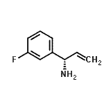CAS#: 688362-63-2, (1S)-1-(3-Fluorophenyl)-2-propen-1-amine