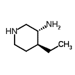 CAS#: 688736-27-8, (3R,4S)-4-Ethyl-3-piperidinamine