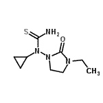 CAS 登录号：688738-52-5， 1-环丙基-1-(3-乙基-2-氧代-1-咪唑烷基)硫脲