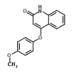 CAS 登录号：68903-83-3， 4-(4-甲氧基苯氧基)-2(1H)-喹啉酮
