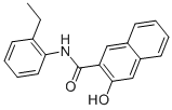 CAS 登录号:68911-98-8, N-(2-乙基苯基)-3-羟基-2-萘甲酰胺