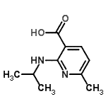 CAS#: 689163-65-3, 2-(Isopropylamino)-6-methylnicotinic acid