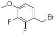 CAS # 689254-23-7, 1-(Bromomethyl)-2,3-difluoro-4-methoxybenzene