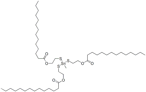 CAS#: 68928-38-1, (Methylstannylidyne)Tris(Thioethylene) Trimyristate