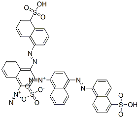 CAS#: 68938-69-2, Bis[4-[(5-Sulpho-1-Naphthyl)Azo]Naphthalene-1-Diazonium] Sulphate