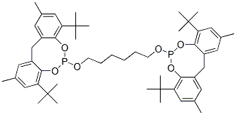 CAS#: 68938-93-2, 6,6'-[1,6-Hexanediylbis(Oxy)]Bis[4,8-Bis(1,1-Dimethylethyl)-2,10-Dimethyl-12H-Dibenzo[d,g][1,3,2]Dioxaphosphocin]