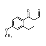 CAS#: 68950-67-4, 6-Methoxy-1-oxo-1,2,3,4-tetrahydro-2-naphthalenecarbaldehyde
