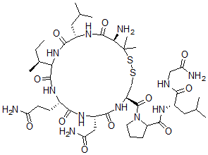 CAS#: 68974-28-7, 1-(3-Mercapto-L-valine)-2-L-leucine-Oxytocin
