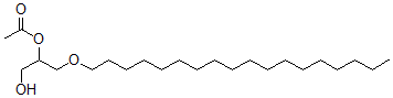CAS#: 68990-54-5, (1-Hydroxy-3-octadecoxypropan-2-yl) acetate