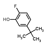 CAS#: 68997-57-9, 2-Fluoro-5-(2-methyl-2-propanyl)phenol