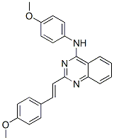 CAS#: 69019-03-0, N-(4-Methoxyphenyl)-2-[2-(4-Methoxyphenyl)Ethenyl]Quinazolin-4-Amine