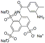 CAS#: 69031-55-6, Trisodium 8-[(3-Amino-4-Methylbenzoyl)Amino]Naphthalene-1,3,5-Trisulphonate