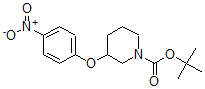 CAS 登录号：690632-16-7， 3-(4-硝基苯氧基)-1-哌啶羧酸叔丁酯