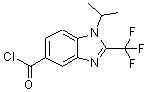 CAS#: 690632-69-0, 1-Isopropyl-2-(trifluoromethyl)-1H-benzimidazole-5-carbonyl chloride