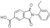CAS#: 690671-26-2, 2-(2-Ethylphenyl)-1,3-dioxo-5-isoindolinecarboxylic acid