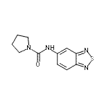 CAS#: 690675-28-6, N-(2,1,3-Benzothiadiazol-5-yl)-1-pyrrolidinecarboxamide