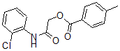 CAS#: 6908-24-3, 2-[(2-Chlorophenyl)amino]-2-oxoethyl 4-methylbenzoate