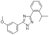 CAS 登录号:69095-87-0, 3-(O-枯烯基)-5-(3-甲氧基苯基)-1H-1,2,4-三唑