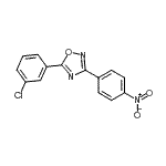 CAS#: 690989-63-0, 5-(3-Chlorophenyl)-3-(4-nitrophenyl)-1,2,4-oxadiazole